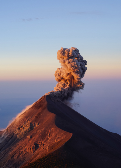 Volcan au Guatemala