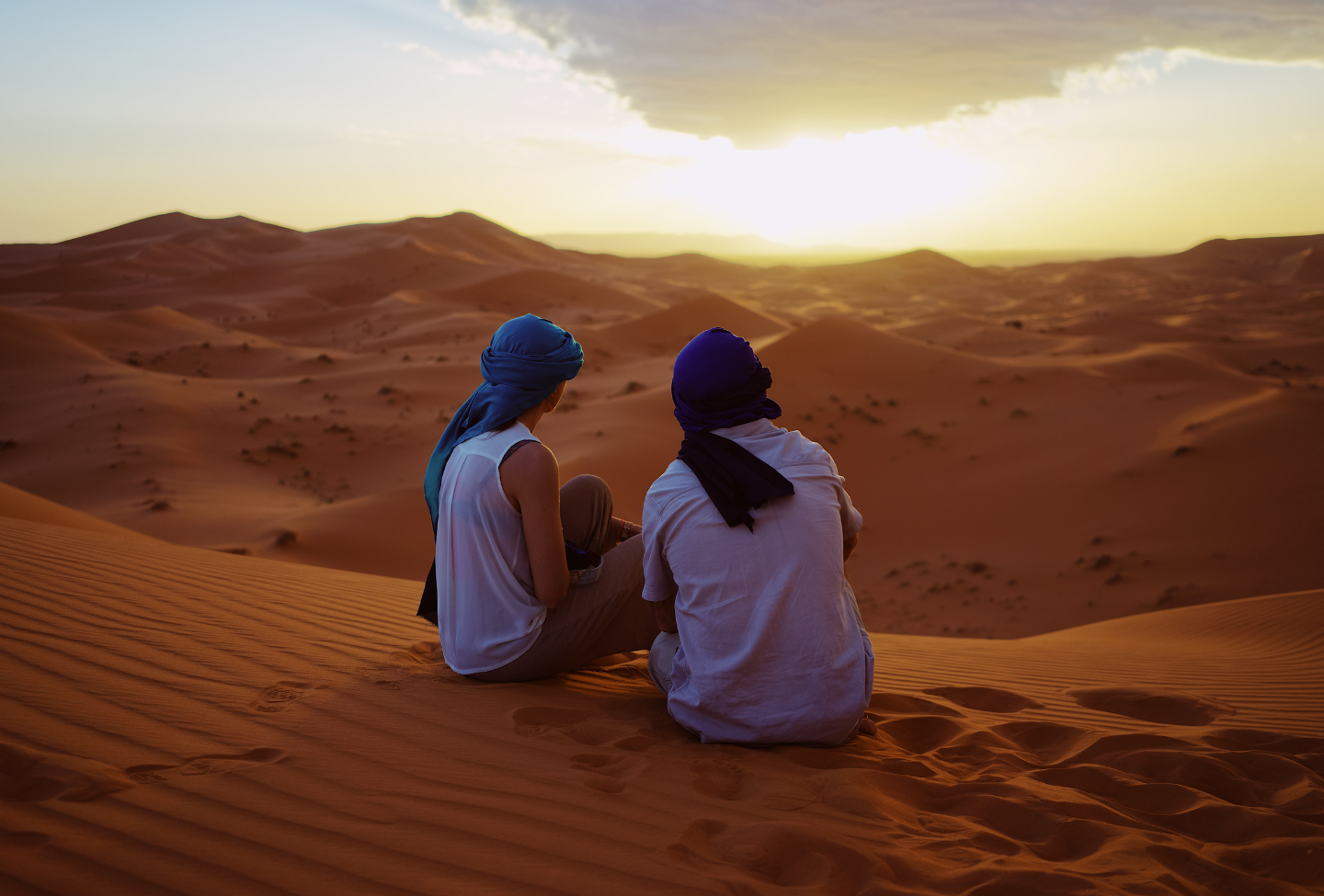 couple dans le désert